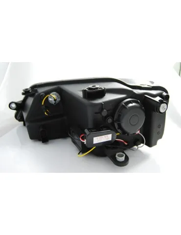 Phares à LED chromés pour VW JETTA VI 1.11-18