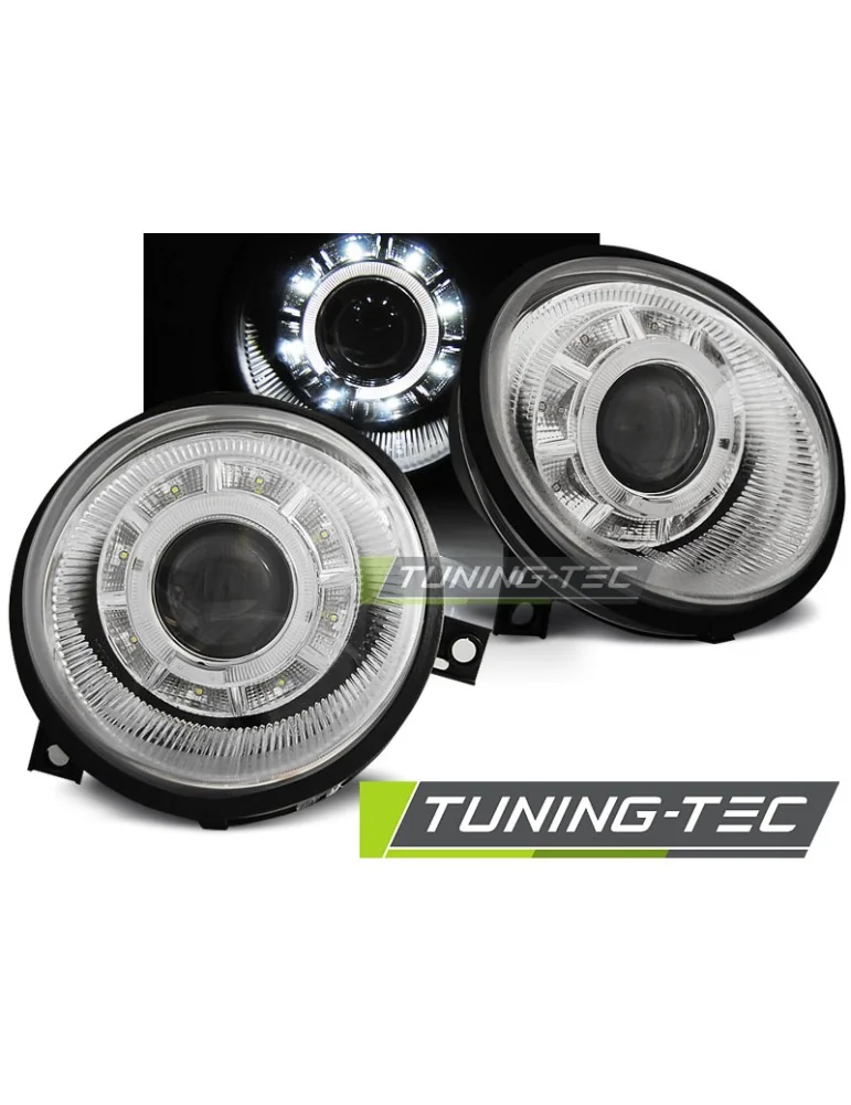 Phares à LED chromés pour VW LUPO 98-05