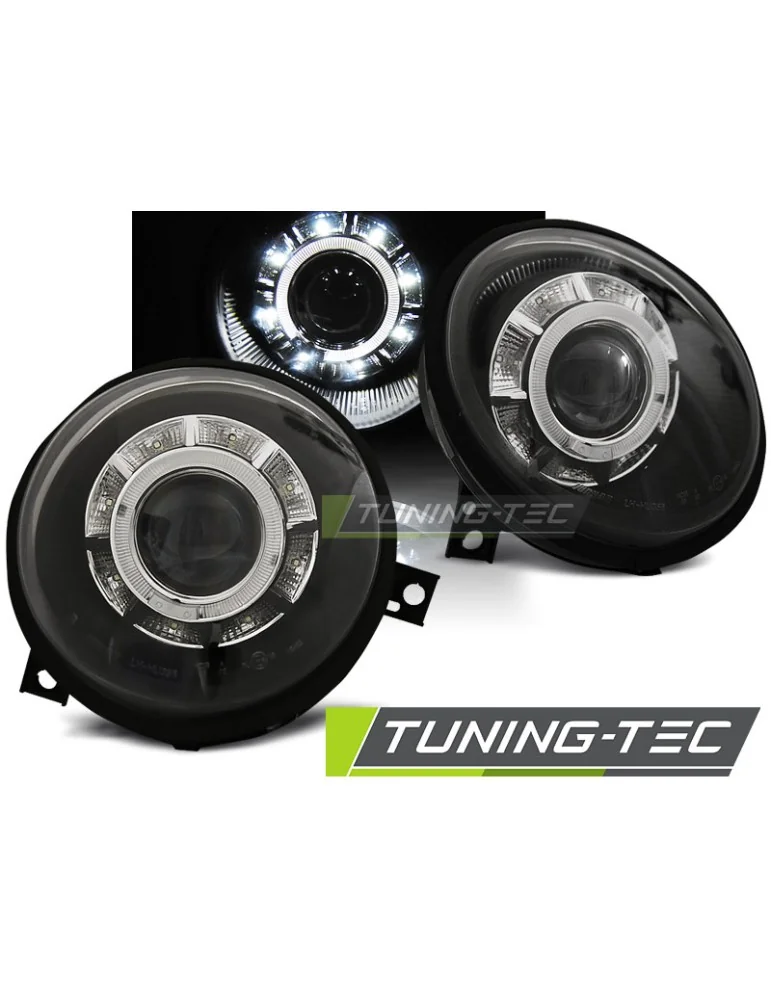 Phares à LED noirs pour VW LUPO 98-05