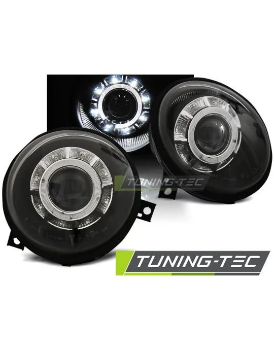 Phares à LED noirs pour VW Lupo (1998 - 2005)