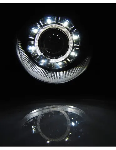 Phares à LED noirs pour VW LUPO 98-05