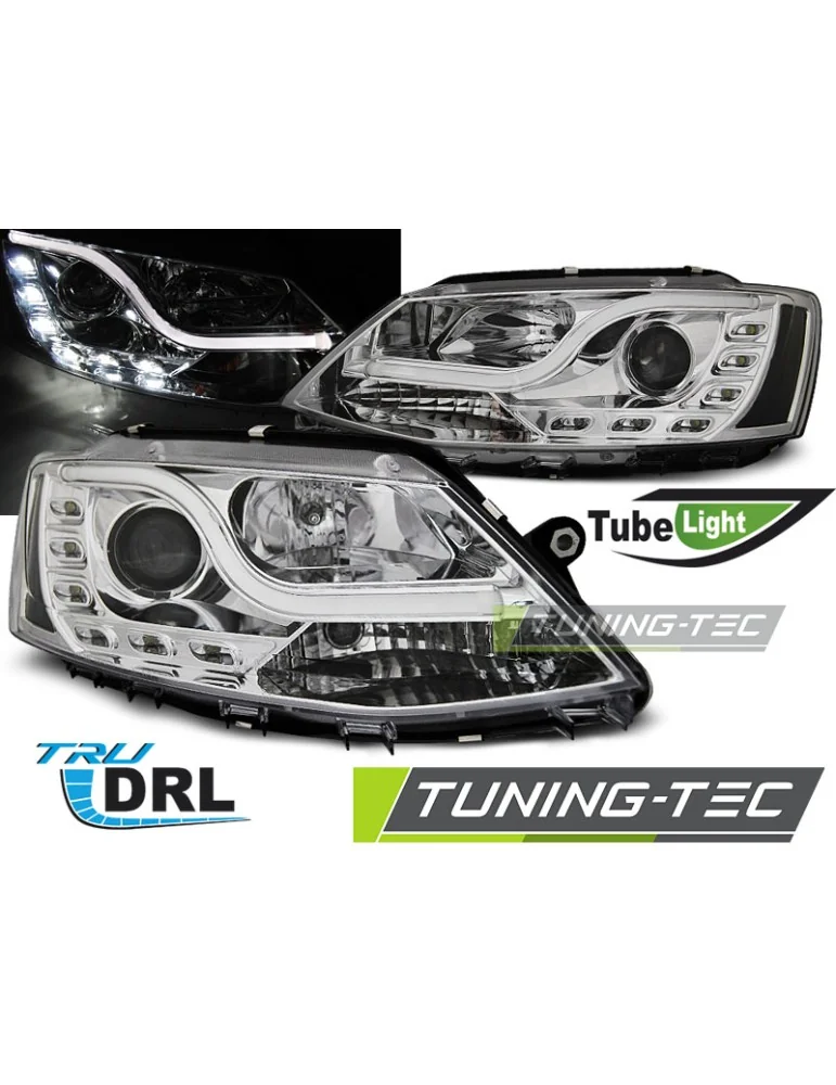 Phares chromés pour VW JETTA VI 1.11-18