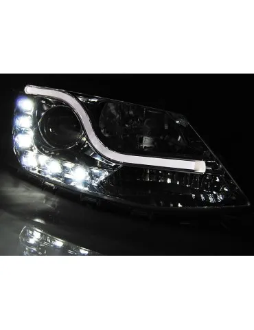Phares chromés pour VW JETTA VI 1.11-18