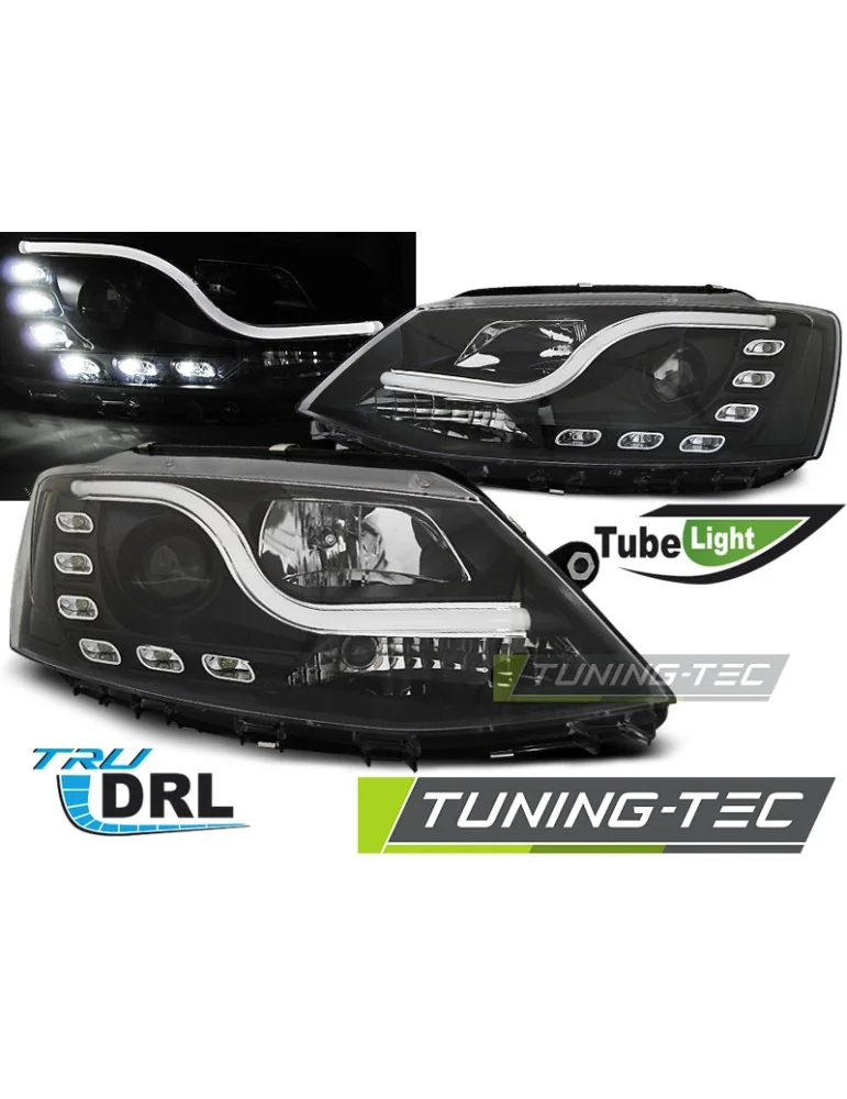 Phares noirs pour VW JETTA VI 1.11-18