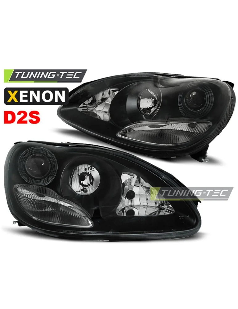 Phares au xénon noirs pour MERCEDES W220 S-KLASA 10.02-05.05
