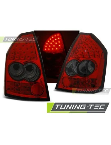 Feux arrière à LED fumés rouges pour CHRYSLER 300C 05-08