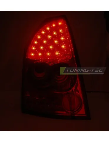 Feux arrière à LED fumés rouges pour CHRYSLER 300C 05-08