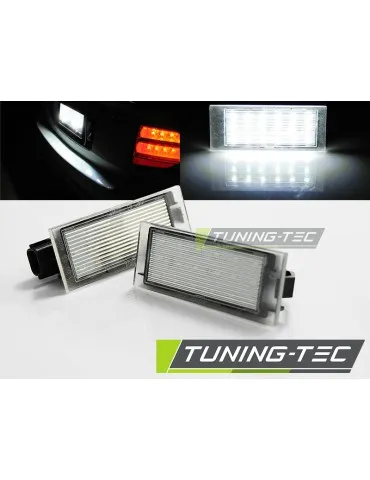 Éclairage de plaque à LED pour RENAULT TWINGO 2 CLIO 3,4 MEGANE 2,3 LAGUNA 2,3