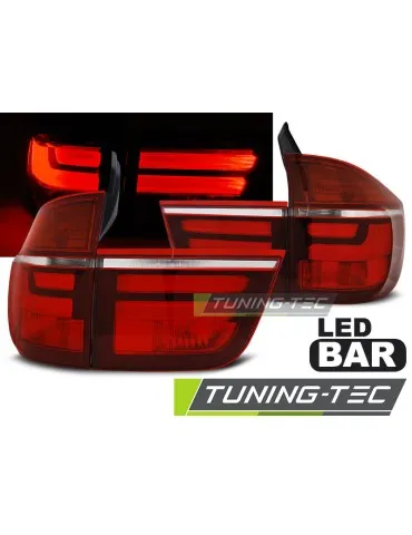 Feux arrière à LED rouges blancs pour BMW X5 E70 03.07-05.10