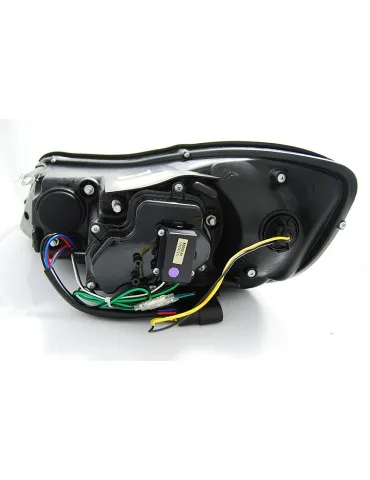 Phares à LED chromés pour SKODA OCTAVIA 09-12