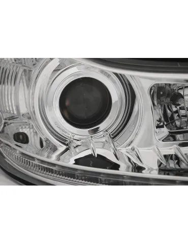 Phares chromés pour SKODA OCTAVIA 09-12