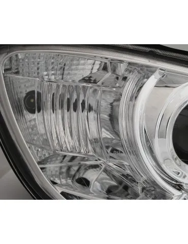 Phares chromés pour SKODA OCTAVIA 09-12