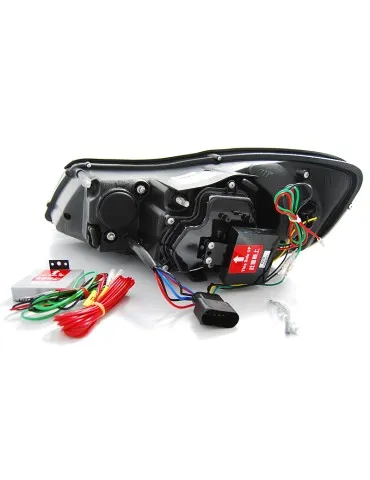 Phares chromés pour SKODA OCTAVIA 09-12