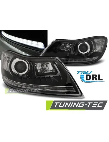 Phares noirs pour SKODA OCTAVIA 09-12