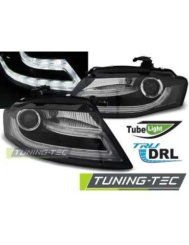 Phares noirs pour AUDI A4 B8 04.08-11