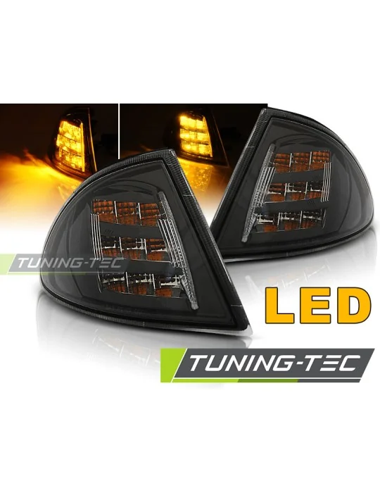 Clignotants avant à LED noirs pour BMW E46 (1998 - 2001)