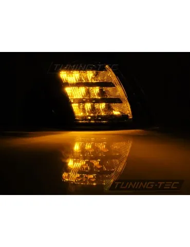 Clignotants avant à LED noirs pour BMW E46 05.98-08.01
