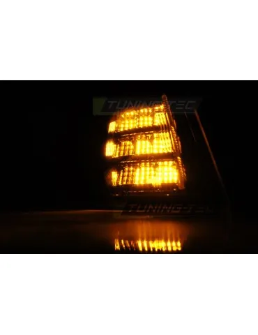 Clignotants avant à LED noirs pour BMW E46 05.98-08.01