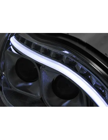 Phares à LED chromés pour MERCEDES W220 S-KLASA 09.98-05.05