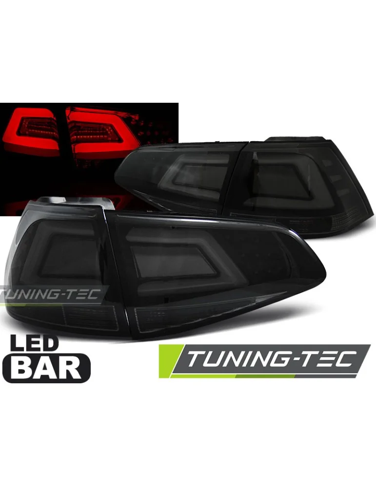 Feux arrière à LED noirs fumés pour VW GOLF 7 13-17