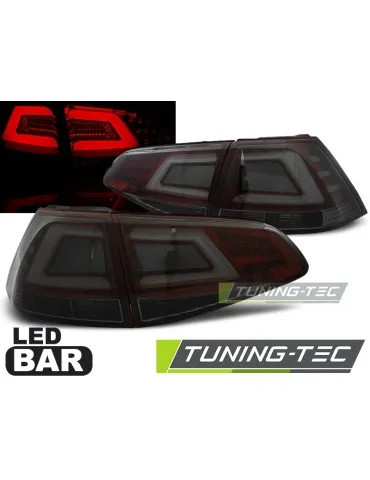 Feux arrière à LED fumés rouges pour VW GOLF 7 13-17