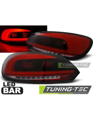 Feux arrière à LED fumés rouges pour LDVWC2 VW SCIROCCO III 08-04.14
