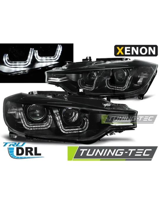 Phares au xénon noirs pour BMW F30/F31 (2011 - 2015)