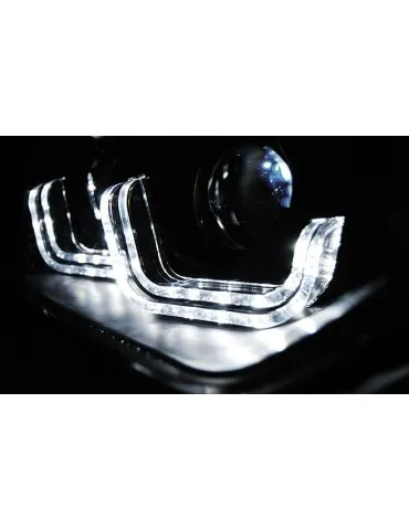 Phares au xénon noirs pour BMW F30/F31 10.11 05.15