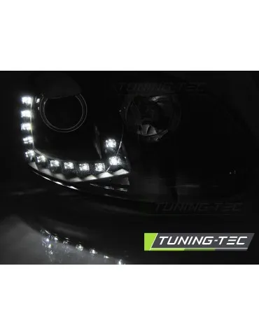 Phares noirs pour VW GOLF 5 10.03-09