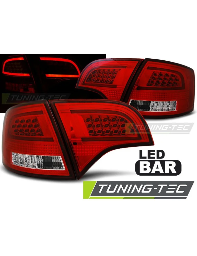 Feux arrière à LED rouges pour AUDI A4 B7 11.04-03.08 Avant