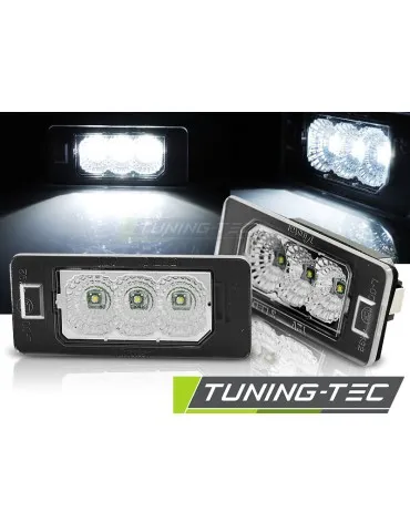 Éclairage de plaque à LED transparent pour BMW E90 F30 F32 E39 E60 F10 X3 X5 X6