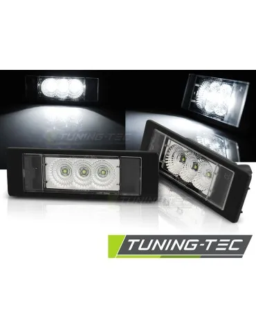 Éclairage de plaque à LED transparent pour BMW E63/E64/E81/E87/Z4/MINI