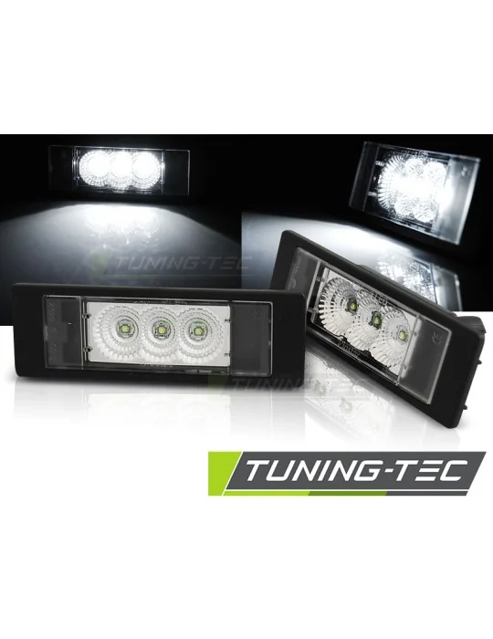 Éclairage de plaque à LED transparent pour BMW E63/E64/E81/E87/Z4/MINI