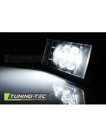 Éclairage de plaque à LED transparent pour BMW E63/E64/E81/E87/Z4/MINI