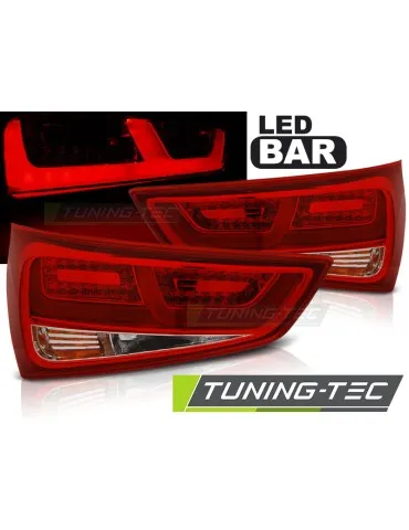 Feux arrière à LED rouges blancs pour AUDI A1 2010-12.2014