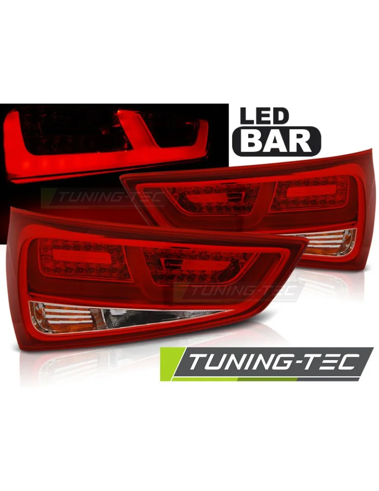 Feux arrière à LED rouges blancs pour AUDI A1 2010-12.2014