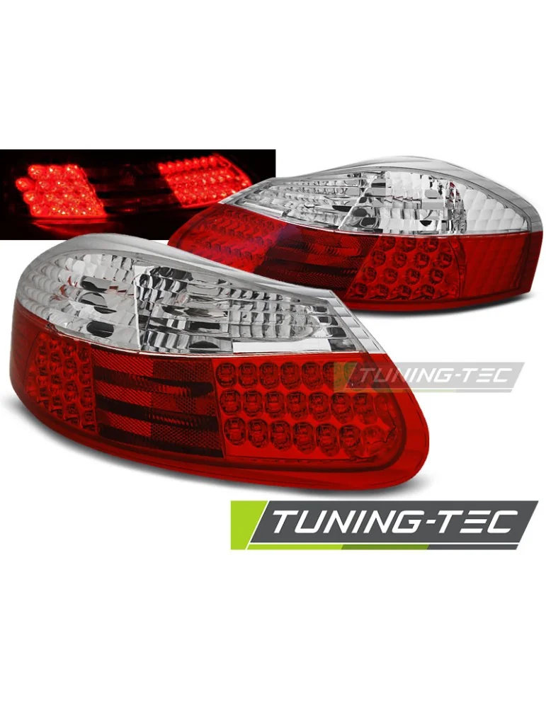 Feux arrière à LED rouges blancs pour PORSCHE BOXSTER 96-04