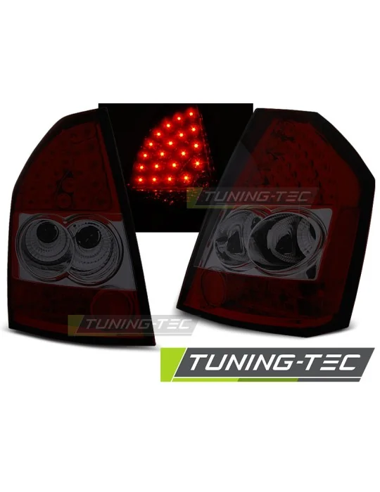 Feux arrière à LED fumés rouges pour Chrysler 300C/300 (2008 - 2010)