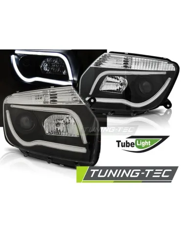 Phares à LED noirs pour DACIA DUSTER 04.10-14