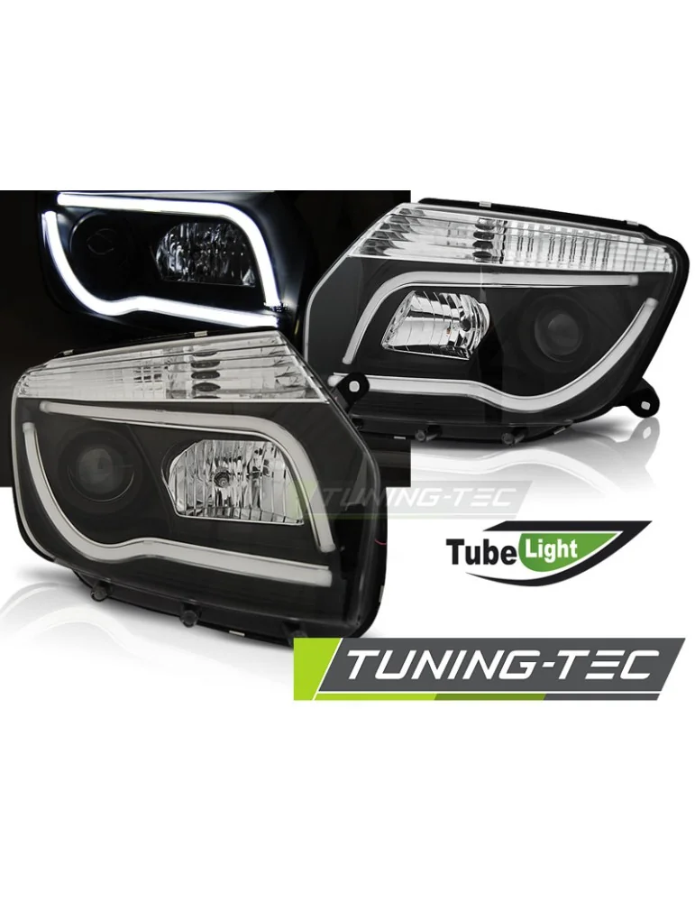 Phares à LED noirs pour DACIA DUSTER 04.10-14
