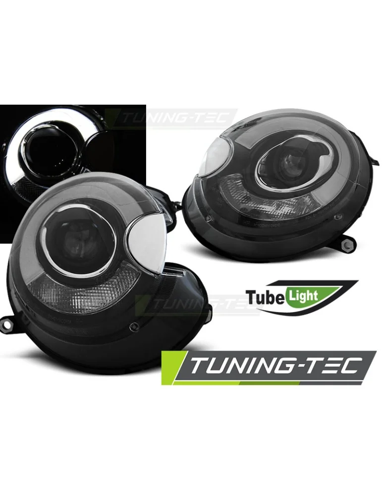 Phares à LED noirs pour BMW MINI COOPER 06-14
