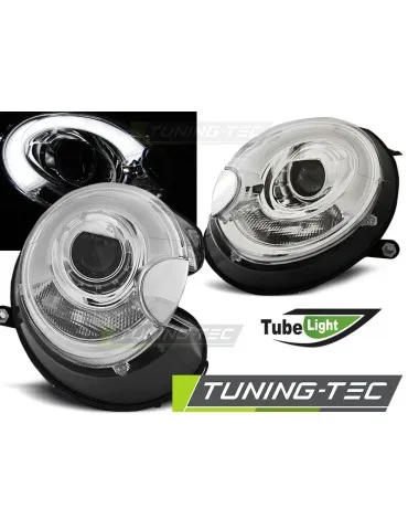 Phares à LED chromés pour BMW MINI COOPER 06-14