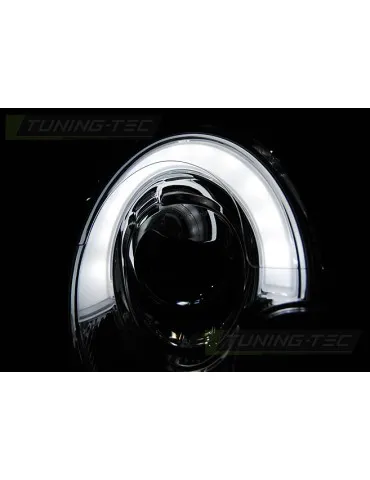 Phares à LED chromés pour BMW MINI COOPER 06-14