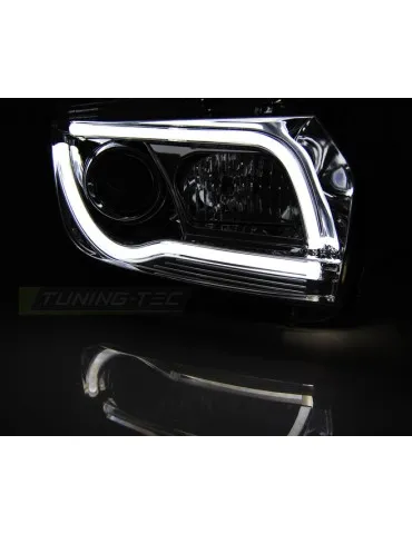 Phares à LED chromés pour DACIA DUSTER 04.10-14