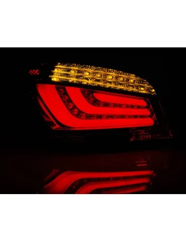 Feux arrière à LED fumés rouges pour BMW E60 03.07-12.09