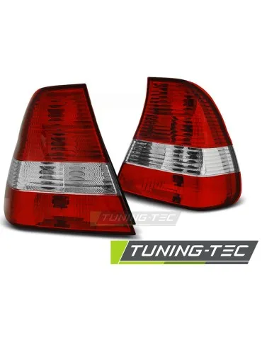 Feux arrière rouges blancs pour BMW E46 06.01-12.04 COMPACT
