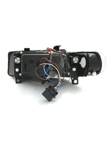 Phares à LED chromés pour SEAT LEON TOLEDO 04.99-08.04