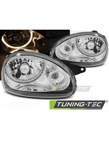 Phares chromés pour OPEL CORSA B 02.93-10.00