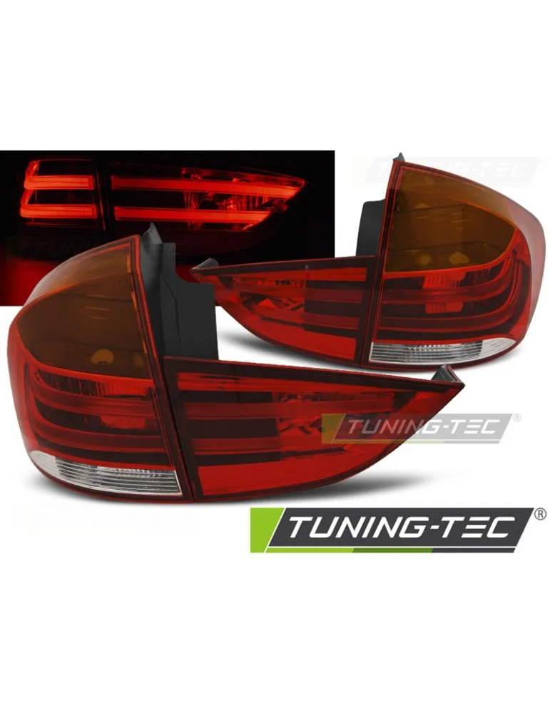 Feux arrière à LED rouges blancs pour BMW X1 E84 10.09-07.12