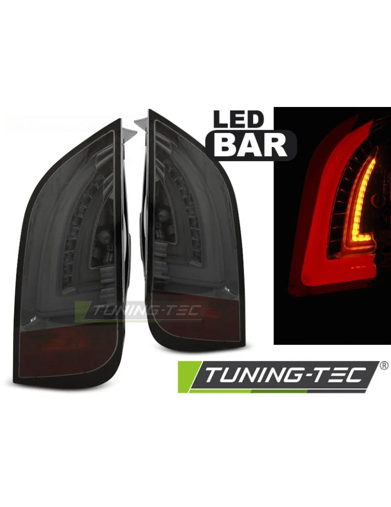 Feux arrière à LED fumés pour VW UP! 3.11- SKODA CITIGO 12.11